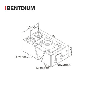 Mini étau <span class=keywords><strong>M8</strong></span> OK de haute qualité, meilleur prix, unidirectionnel ou bidirectionnel 	 Mini machine de fraisage CNC, pièces, étau de serrage - Product Image 2