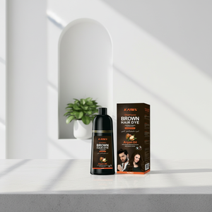 Tinte para el Cabello en Crema 3 en 1 a Base de Hierbas Naturales, Color Marrón Negro, <span class=keywords><strong>Sin</strong></span> Amoníaco, <span class=keywords><strong>Sin</strong></span> PPD, con Ginseng, Semipermanente, de Acción Rápida, al Por Mayor - Product Image 2