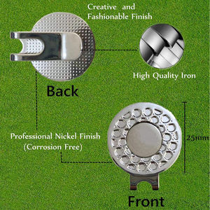 Pince à chapeau à prix d'usine avec aimant puissant, accessoires de golf, support de marqueur de balle de golf en promotion - Product Image 6