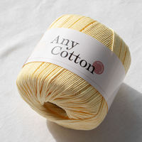 YARNA Any Cotton (50g) Katoenen stof Zacht haakgaren vochtregulerend elegante frisse kleur huidzacht zomer haakwerk geweven tassen