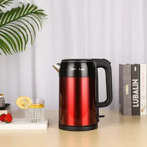 Made In China Electrical Kitchen Stainless Steel Electric Kettle Hot Water Boiler with Glossy Body Dry Protection Cordless