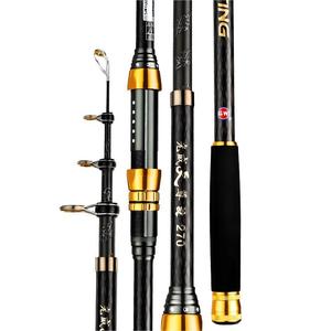 Canne à pêche télescopique Guangwei Tianzun 270cm, action extra rapide pour la pêche à la carpe et en mer, guides SIC - Product Image 1