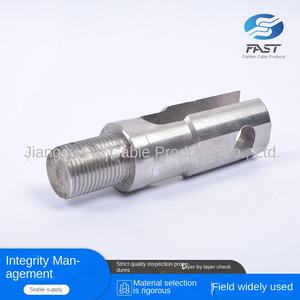 स्टेनलेस स्टील 304 केबल हेड और ग्लास पर्दे के लिए लॉक हेड और लॉक हेड - Product Image 2