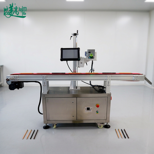 Machine de marquage laser UV personnalisée en usine avec convoyeur exclusif 10W 15W pour stylos d'étude, crayons, crayons à maquillage, crayons à sourcils, marquage de dates - Product Image 2