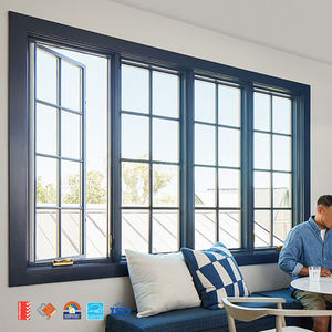 Fenêtres à battants en <span class=keywords><strong>aluminium</strong></span> à double vitrage personnalisables AMJ Australian Professional Local Service conformes à la norme AS2047 avec moustiquaire - Product Image 1