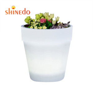 Pots de fleurs solaires à LED, lampe de jardin solaire, <span class=keywords><strong>pot</strong></span> de fleurs <span class=keywords><strong>extérieur</strong></span> solaire pour cour - Product Image 2