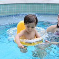 Siège de bain gonflable pour bébé en PVC écologique pour enfants de 0 à 6 ans