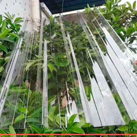 100% polycarbonate vierge + feuille ondulée en plastique + panneau de toiture transparent + serre + matériau de construction + lucarne + auvent
