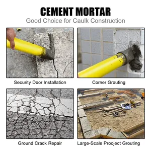 <strong>Grout</strong> Filling <strong>Tools</strong> With 4 Nozzles Applicator Hand <strong>Tools</strong> Caulking Gun Grouting Mortar Sprayer Cement Lime Pump 4IN1 - Product Image 3
