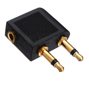 Adaptador <span class=keywords><strong>de</strong></span> <span class=keywords><strong>Audio</strong></span> Jack <span class=keywords><strong>de</strong></span> 3,5mm, <span class=keywords><strong>convertidor</strong></span> <span class=keywords><strong>de</strong></span> avión, viaje, auriculares, auriculares - Product Image 1