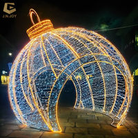 SGL154 décoration du nouvel an chinois IP65 étanche Led 3D Motif boule lumières pour projet de jardin extérieur