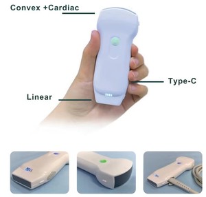 Ecografo Portatile Wireless USB WIFI a Colori Doppler con Sonda Convessa+Lineare+Cardiaca Konted C10RL - Product Image 2