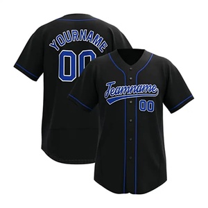 Custom logo Alphalete Number Striped Baseball Jersey <b>Men</b> - Product Image 1