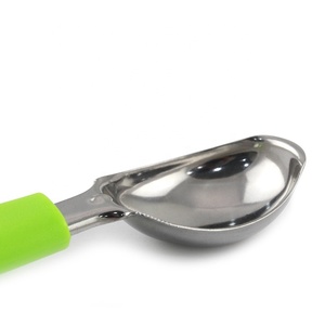 Cuchara de helado de <span class=keywords><strong>Chef</strong></span> con mango, utensilio de cocina prémium para Postres, masa de galletas, <span class=keywords><strong>Gelato</strong></span>, sorbete, Primavera - Product Image 3