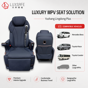 Siège de direction chauffant et <span class=keywords><strong>pivotant</strong></span> manuel personnalisé de qualité supérieure avec massage à écran tactile pour grand véhicule utilitaire (MPV) Mercedes Vito HiAce Coaster - Product Image 2