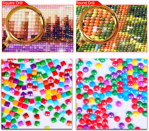 Kit di arte artigianale diretta in fabbrica per adulti dipinti a mano con diamanti dipinti a mano <span class=keywords><strong>paesaggi</strong></span> <span class=keywords><strong>naturali</strong></span> su Design a punti rotondi in tessuto - Product Image 5