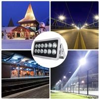 Projecteur LED extérieur étanche IP66 haute puissance, puissance réelle 100W 200W 300W 400W 500W