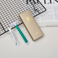 Kit de toilette jetable écologique haut de gamme pour hôtel, ensemble dentaire personnalisé pour suite exécutive cinq étoiles