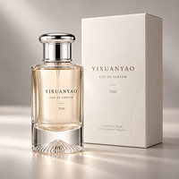 Flacon de parfum en verre de luxe 30ml 55ml 100ml Flacon de parfum vide avec logo personnalisé et boîte d'emballage