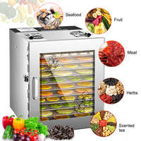 Fabriek Infrarood Voedsel Dehydrator Fruit En Groenten Commerciële Vlees Voedsel Dehydrator Natuurlijke 20Kg Dehydrator