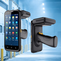 قارئ NFC RFID محمول متين من OEM مع ماسح ضوئي للباركود وجهاز PDA مع تقنية التعرف على الوجه وبصمة الإصبع
