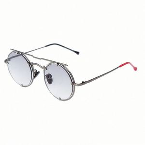 2020 New Arrivals Vintage UV400 Round Metal <b>Sunglasses</b> Steampunk <b>Sunglasses</b> - Product Image 5