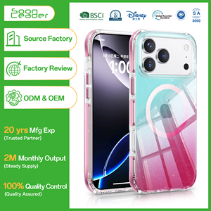 Soonleader IMD Star di lusso Laser gradiente di colore Wireless ricarica magnetica trasparente <span class=keywords><strong>Cover</strong></span> del telefono <span class=keywords><strong>cellulare</strong></span> per iPhone 17 Pro Max - Product Image 1