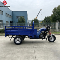 Tricycle à moteur 200cc robuste et refroidi par air, idéal pour le transport agricole – Le plus avantageux