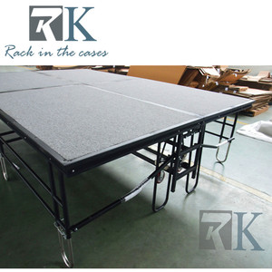 Plataforma de Escenario Portátil para DJ, Plataforma de Escenario Móvil Resistente para Bodas, Precio de Fábrica - Product Image 3