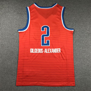 Jersey de Baloncesto para Hombre Shai Gilgeous-Alexander #2 Bordado Jalen Williams #8 Holmgren Talla S-2XL - Product Image 2
