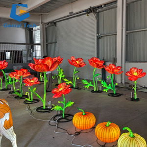 FL-74 nóng bán 2025 đèn lồng lễ hội hoa Led vải đèn lồng âm lịch năm mới đèn lồng - Product Image 4