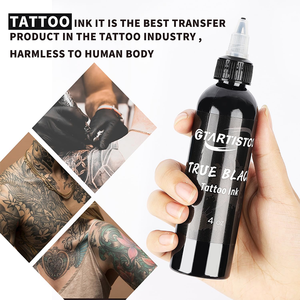 Tinta de Tatuaje Negra GTARTISTOO, Suministros Profesionales, 120 ml, Pigmento Vegano - Product Image 5