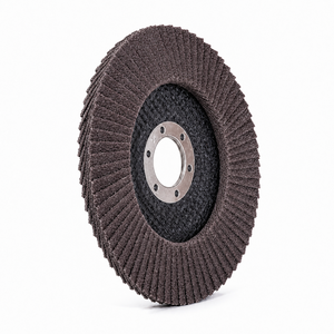 Disque à lamelles abrasif en oxyde d'aluminium calciné <span class=keywords><strong>de</strong></span> qualité supérieure 125 mm T27 P60 avec lamelles <span class=keywords><strong>de</strong></span> 27x16 mm pour le meulage des métaux - Product Image 4