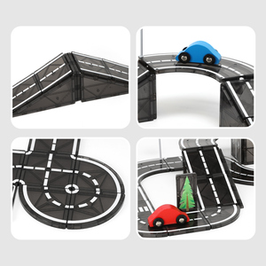 Hàng Mới Từ Gạch 30 Pcs Toppers Đường Thành Phố Chủ Đề Thiết Lập Cho Trẻ Em Gốc Xây Dựng Đồ Chơi - Product Image 3