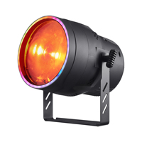 Projecteur de scène LED 200W COB Par Can RGBW+CTO DMX512 avec zoom 10-60 degrés pour église, théâtre, mariage, DJ, discothèque