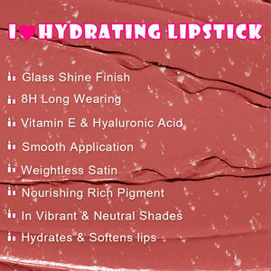 Logo personnalisé Non-Fading Finition mate Rouge à lèvres DIY Modèle Crème minérale <span class=keywords><strong>Baume</strong></span> à lèvres avec miroir Non-Stick Rouge à lèvres hydratant - Product Image 3