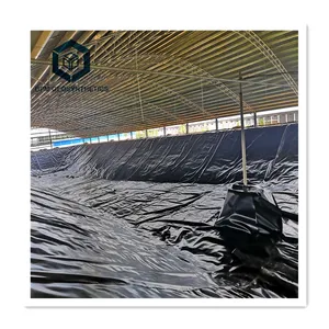 하이 퀄리티 블랙 부드러운 Hdpe 라이너 플라스틱 방수 geomembrane 0.5mm 1.0mm 소금 연못 멤브레인 라이너