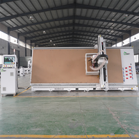Routeur CNC vertical industriel ANBEN V1650 pour la découpe de panneaux ACP, ACM, bois massif et le traitement des panneaux de construction
