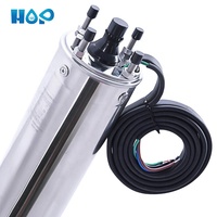 HOP OEM personnalisable 4HP pompe de pompage d'eau profonde pour eau propre pompe de surpression pour système d'irrigation agricole