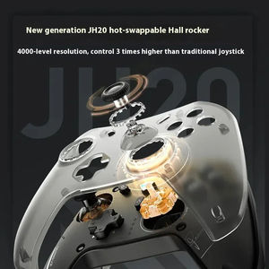 Mando de Juego Machenike G5 Pro <span class=keywords><strong>V2</strong></span> con Joystick Óptico de Efecto Hall para PC y <span class=keywords><strong>Switch</strong></span>, Inalámbrico BT/2.4G, Giroscopio de Seis Ejes, Certificado CE - Product Image 6