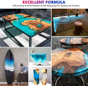 Crystal Clear Art Crafts Resin Epoxy 1:1Resin And Hardener Clear Casting Epoxide Resin 10L Kit