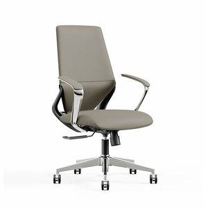 <span class=keywords><strong>Silla</strong></span> de <span class=keywords><strong>Oficina</strong></span> Moderna y Elegante de Cuero PU Rojo, Negro y Gris, con Base de Aluminio Ajustable en 3 Posiciones, Comercial, BOSUN BS-YH603A - Product Image 6
