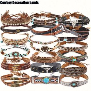 Cinta Elástica con Patrón de Espiga en Oferta para Accesorios de Sombreros Fedora para Mujer en Varios Colores - Product Image 2