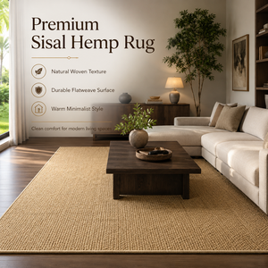 Tapis en sisal et jute pour salon, salle de thé, hôtel, B&B, style Zen, en gros pour fabricants - Product Image 5