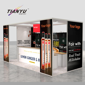 3x6 có thể tháo rời bán lẻ chai rượu vang tùy chỉnh tradeshow hiển thị khung nhôm gian hàng triển lãm với truy cập - Product Image 4