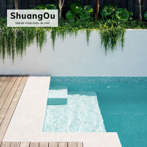 Mattonelle di ceramica marrone mattonelle di mosaico di porcellana per la decorazione della piscina bagno sfondo parete mosaico - Product Image 4