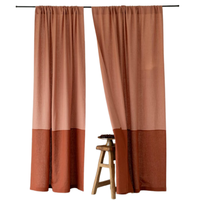 Cortinas Opacas Modernas de Lujo para Ventanas y Puertas del Hogar |   Tela Tejida de Algodón 100% de Alta Calidad |   Retardante de llama y ecológico |