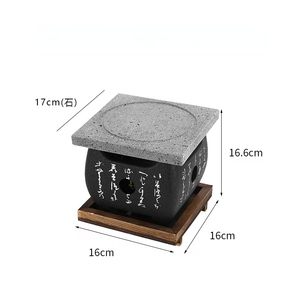 <span class=keywords><strong>Pierre</strong></span> <span class=keywords><strong>de</strong></span> cuisson pour steak Lava Steak, planche en <span class=keywords><strong>pierre</strong></span> chaude avec mini <span class=keywords><strong>barbecue</strong></span> au <span class=keywords><strong>charbon</strong></span> <span class=keywords><strong>de</strong></span> bois <span class=keywords><strong>de</strong></span> style japonais - Product Image 6