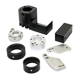 OEM Custom CNC Milled Anodized Aluminum <strong>Heat</strong> <strong>Dissipation</strong> Bracket Flanges Automation Structural Components Machining Service - Product Image 1
