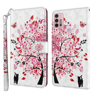 Funda de Cuero PU con Diseño 3D para <span class=keywords><strong>MOTO</strong></span> G50, Funda Tipo Cartera con Cordón para Motorola G50 - Product Image 5